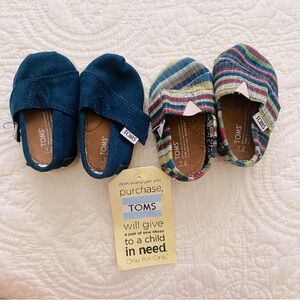 Toms shoes infant size 2